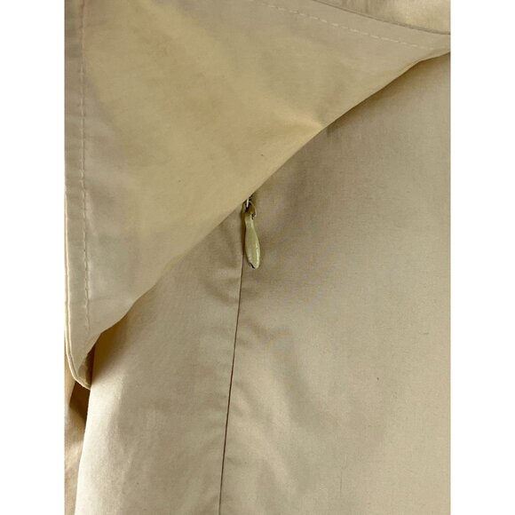 J Jill Jacket Yellow Coconut Cream Water Repellent Coat Women's Size X-Small - Picture 8 of 11